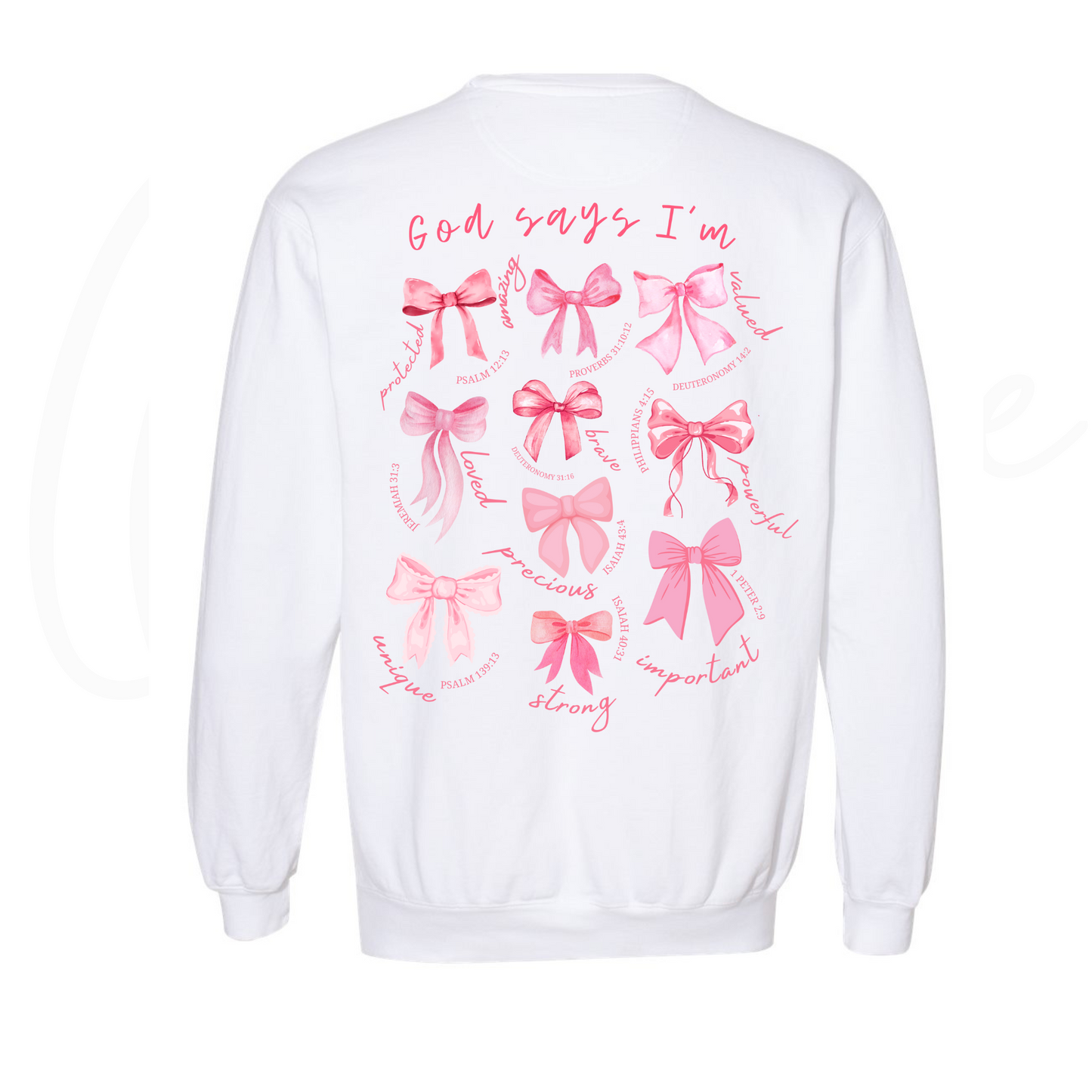 God Says I'm... Comfort Colors Crewneck