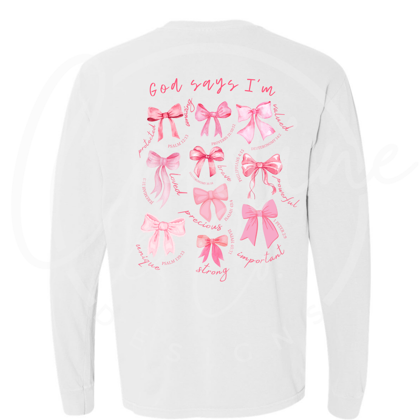 God Says I am... Comfort Colors Long Sleeve T-Shirt
