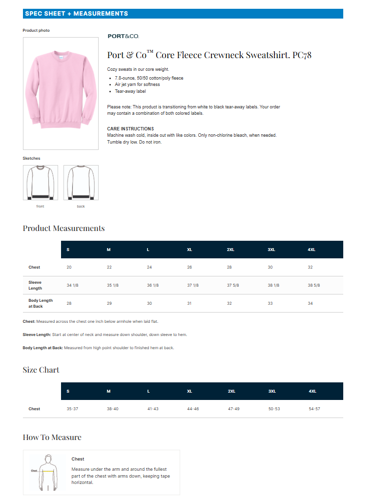 Fleece Crewneck Sweatshirt