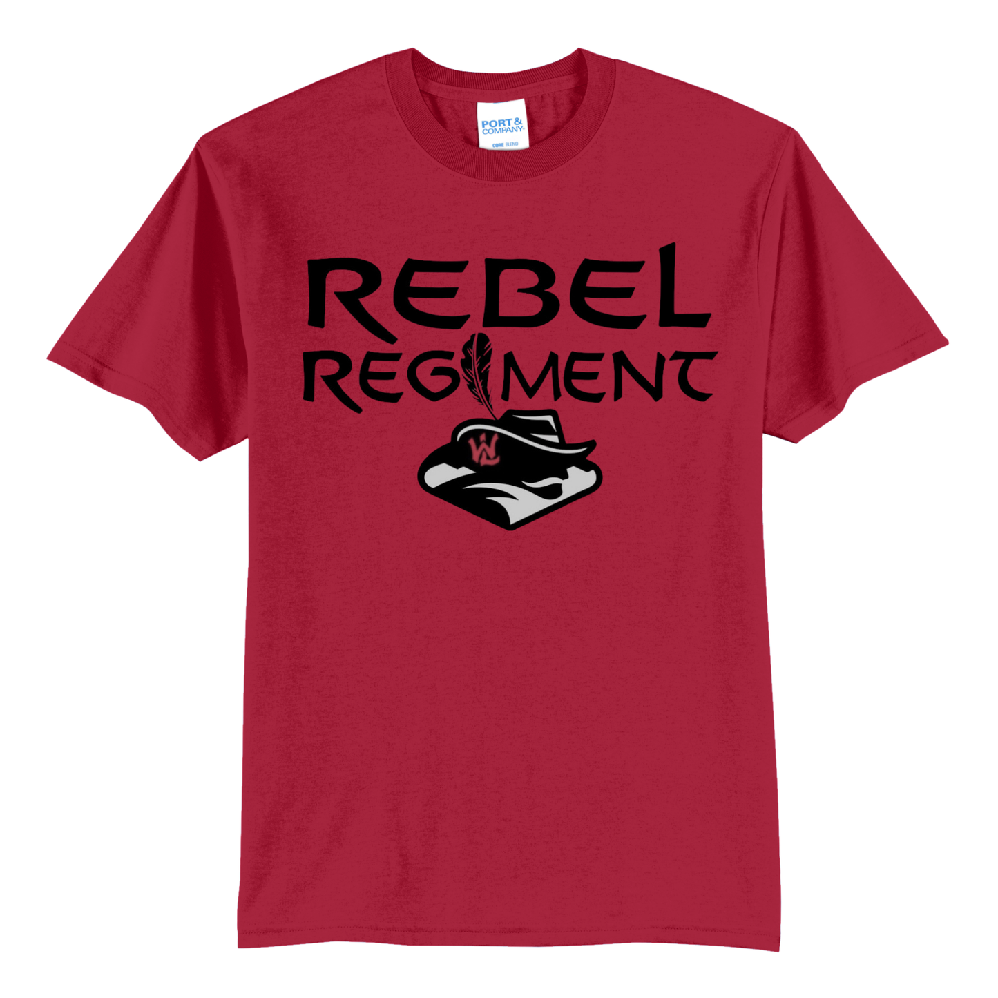 Rebel Regiment Logo Short Sleeve TShirt