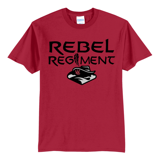 Rebel Regiment Logo Short Sleeve TShirt