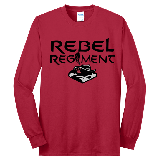 Rebel Regiment Logo Long Sleeve TShirt