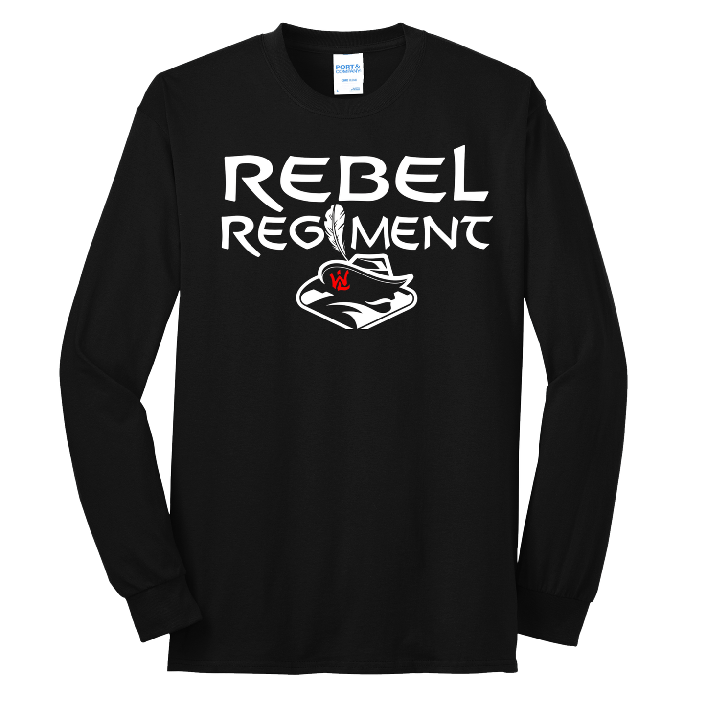 Rebel Regiment Logo Long Sleeve TShirt