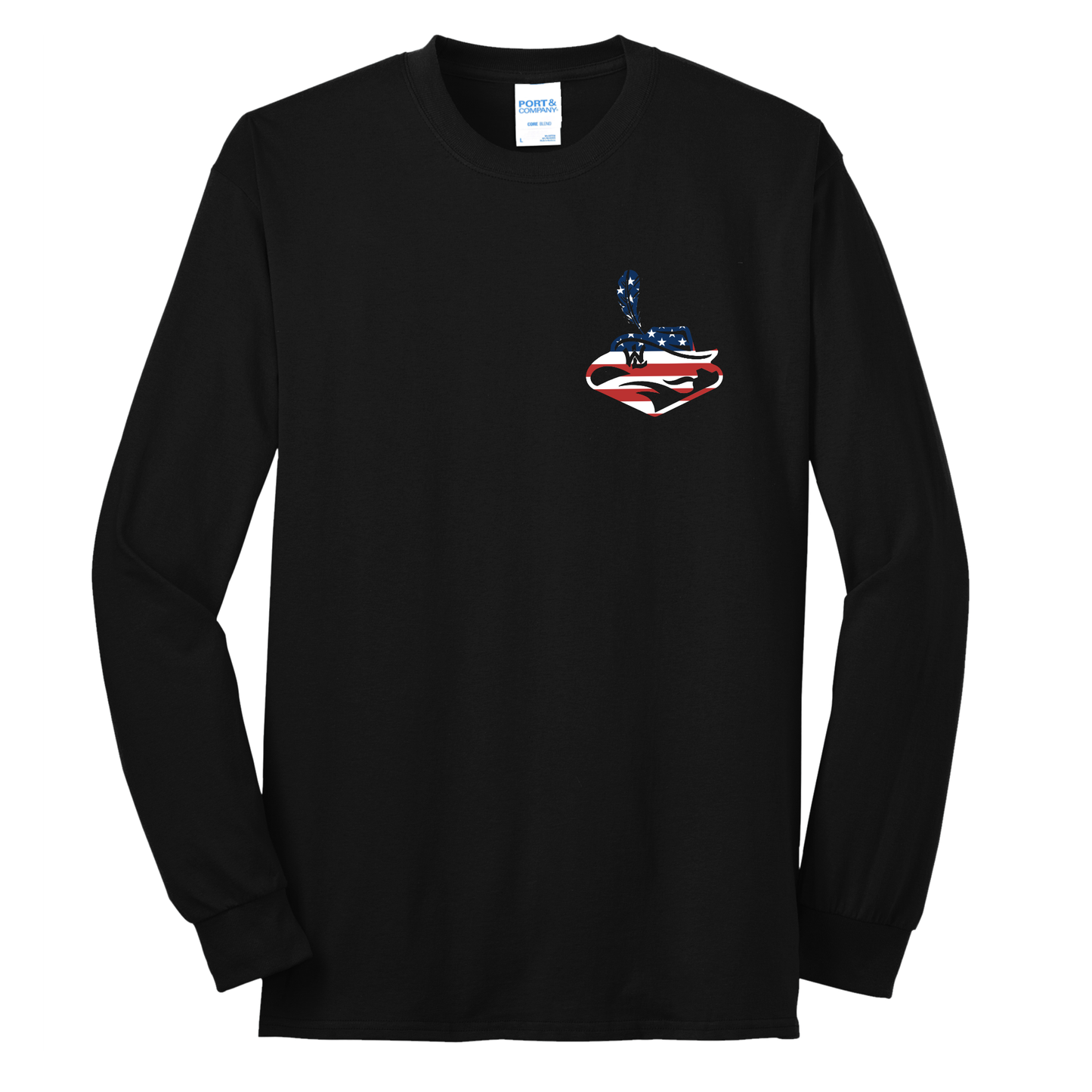 Rebel Regiment Flag Logo Long Sleeve TShirt
