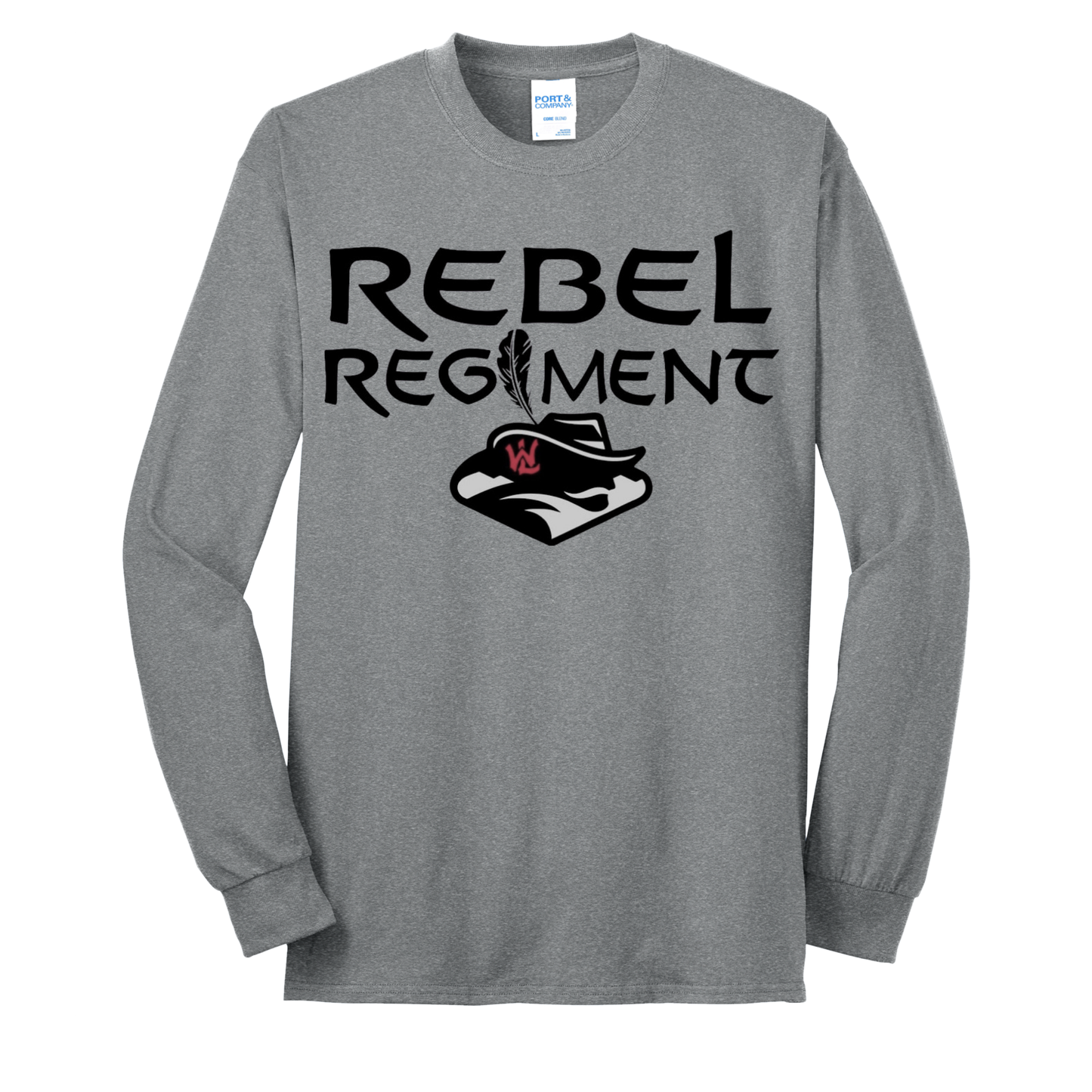 Rebel Regiment Logo Long Sleeve TShirt