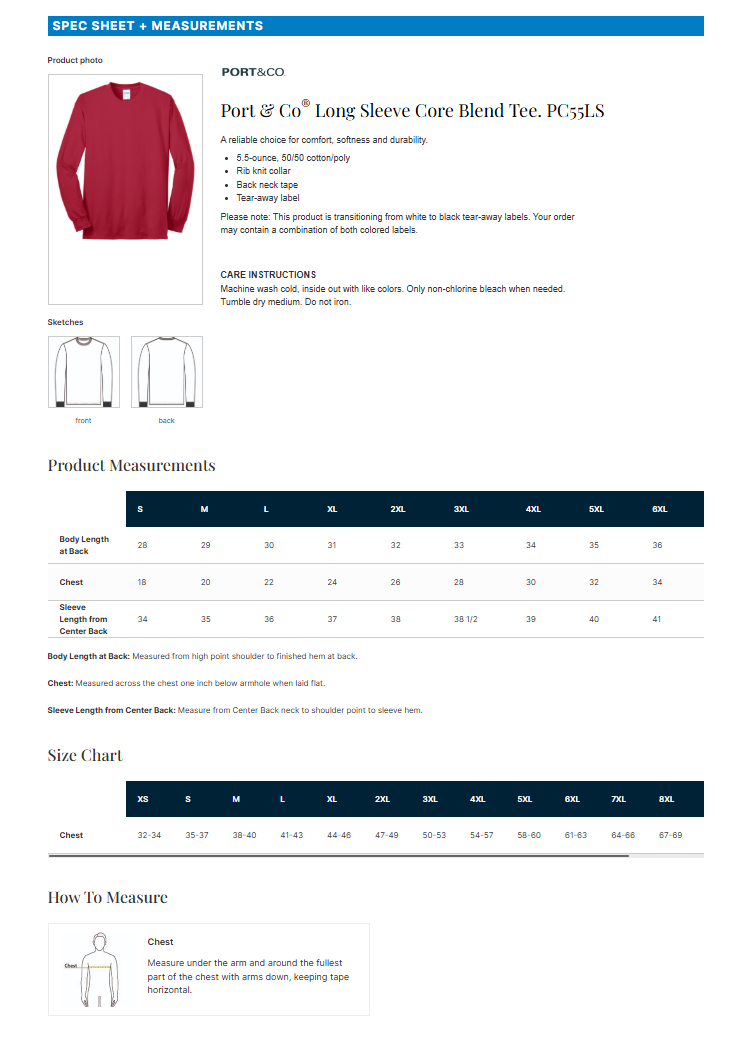 Rebel Regiment Flag Logo Long Sleeve TShirt