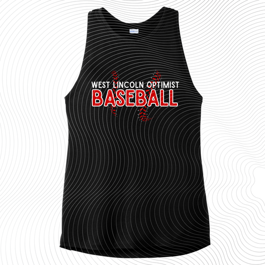Baseball WLO Women's Racerback Tank